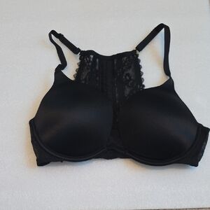 Victoria's Secret NWOT Black Lace High-Back Plunge Bra 32DDD